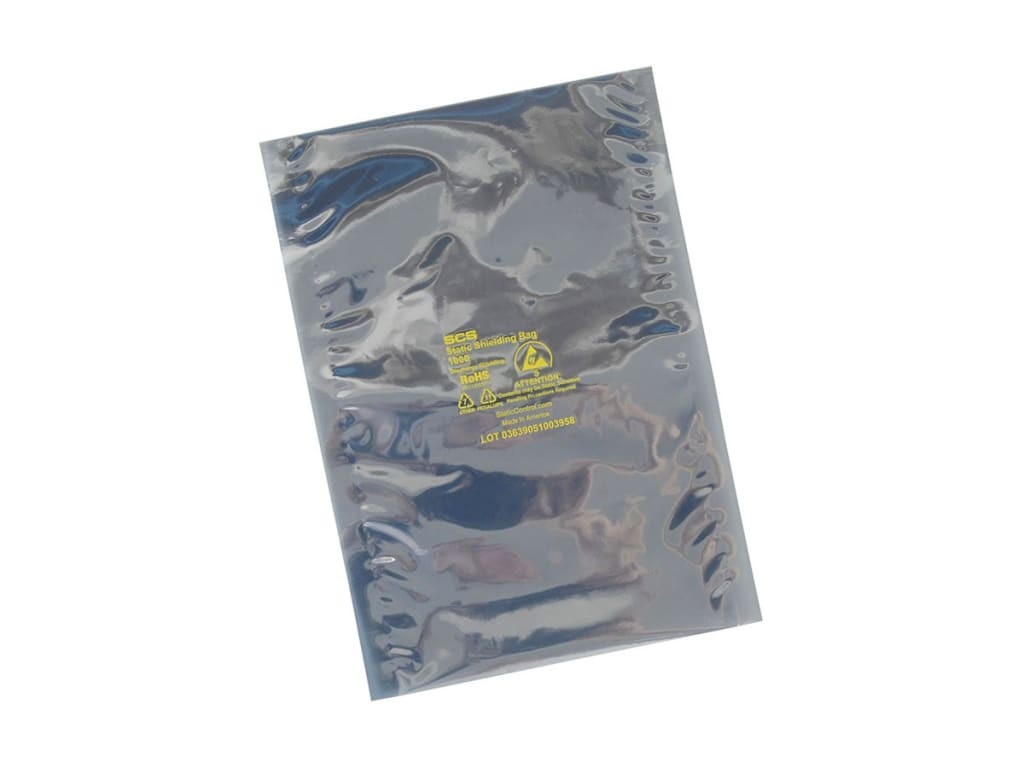 SCS 10079 – Static Shield Bag, 1000 Series Metal-In, 7in x 9in, 100 Ea