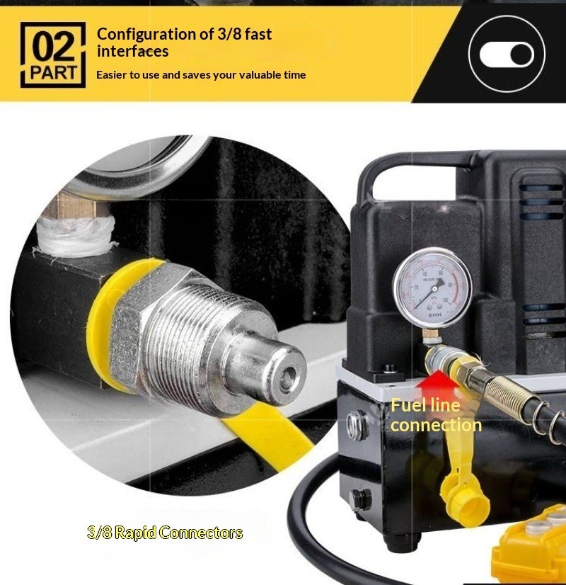 Portable Hydraulic Electric Pump QQ700 Ultra-Compact Oil Pressure Pump Electric