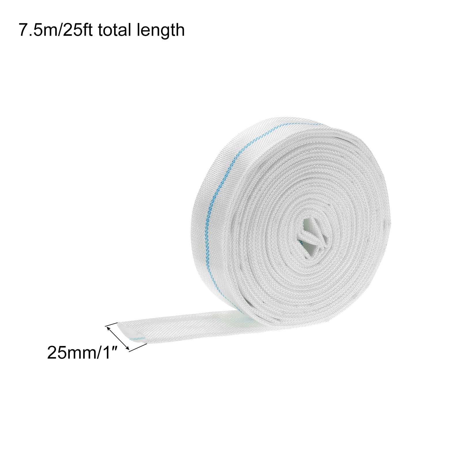 1Pcs 1″ ID 25ft Lightweight Backwash Hose DIY PVC-Hose Lay Flat