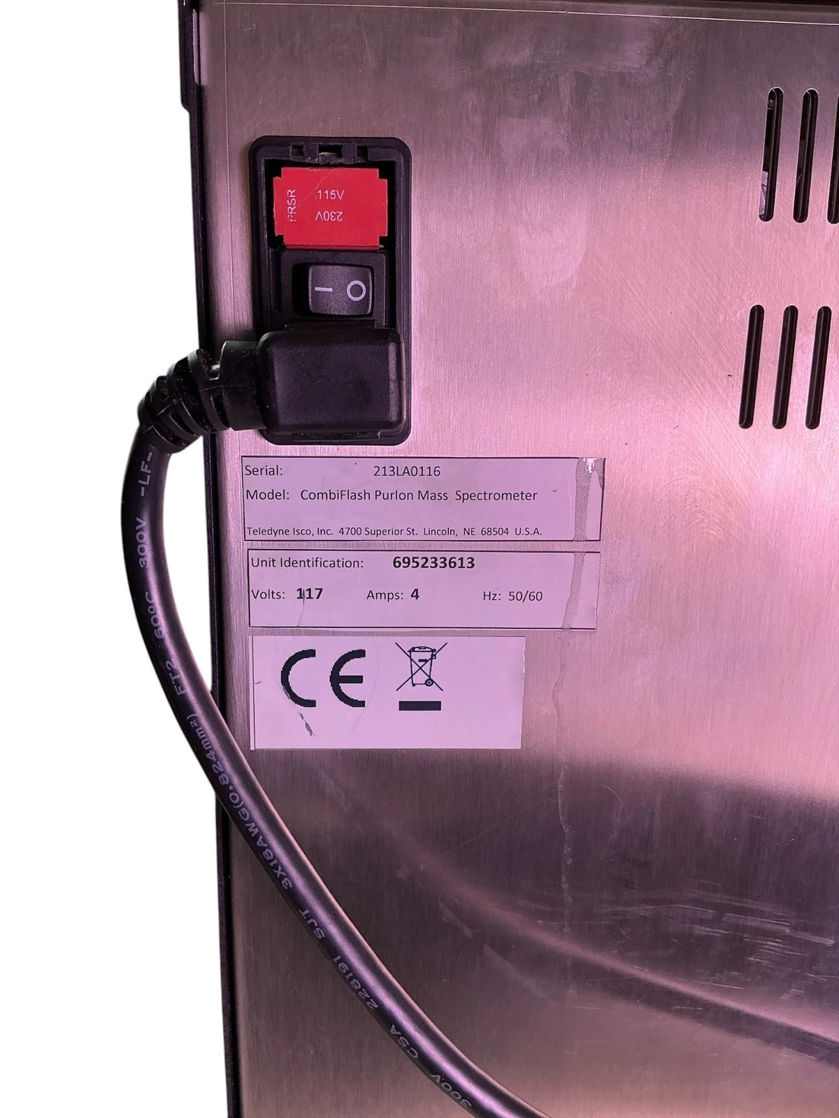 Teledyne CombiFlash PurIon Mass Spectrometer & Fluid Interface N/A (Best Offer!)