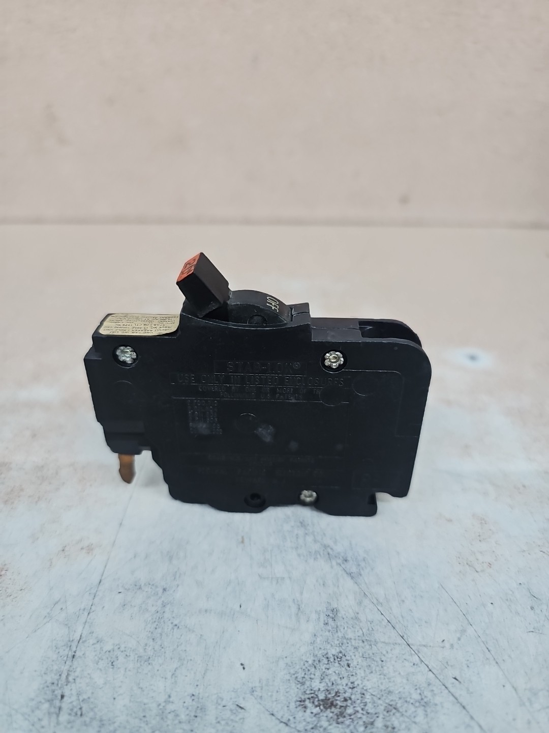 2X NC120 FPE 20 Amp 1 Pole Stab-Lok «Thin» Federal Pacific Breakers NC20 RED