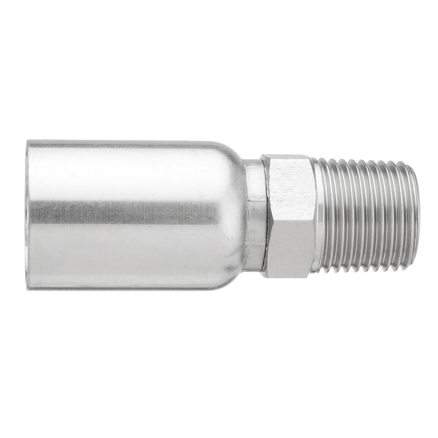 12Pack 1/2″ I.D. Hose x 1/2″ NPTF Male Hydraulic Hose End Crimp Fittings w/Cover