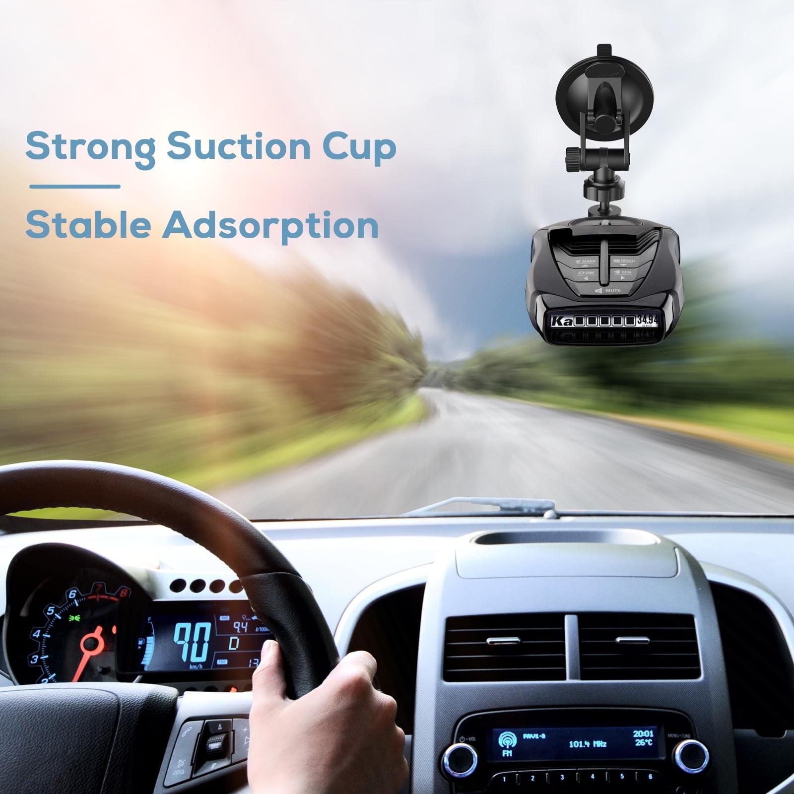 Suitable iRadar ESD SPX RAD 480i 490i 380 450 7800BT Cobra Radar Detector Suc…