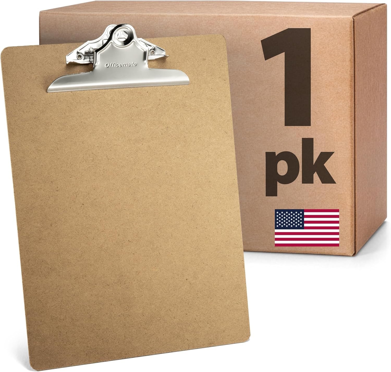 Eco-Friendly Recycled Wood Clipboard with Rust-Resistant Clip – 9 x 12.5 Inches