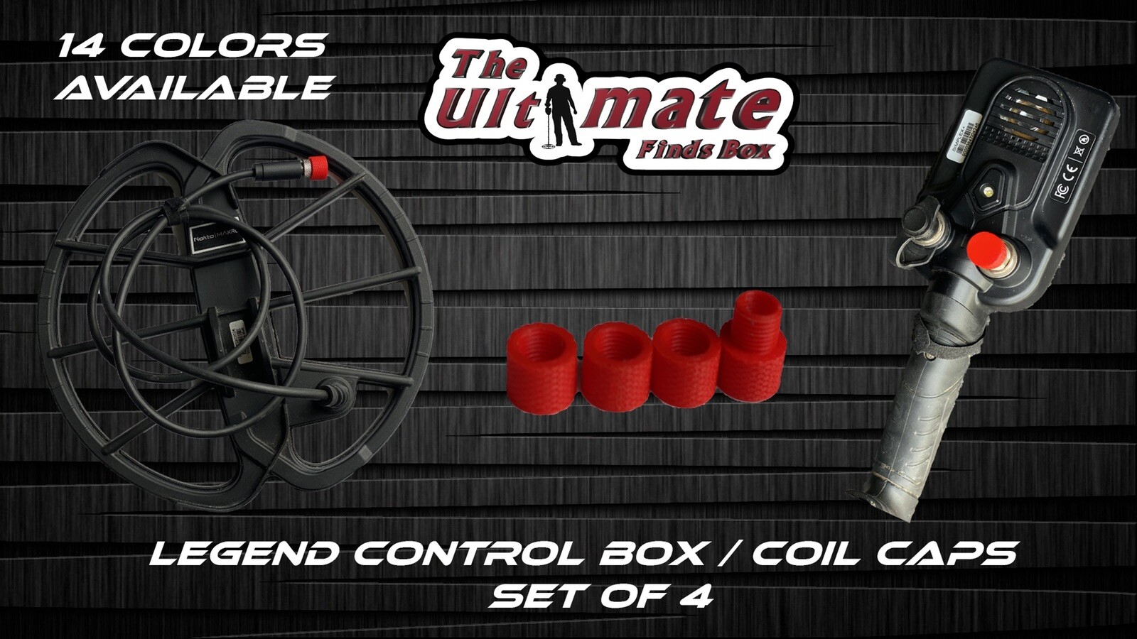 Nokta Makro Legend coil and control unit caps 14 Colors Available 100% Infilled