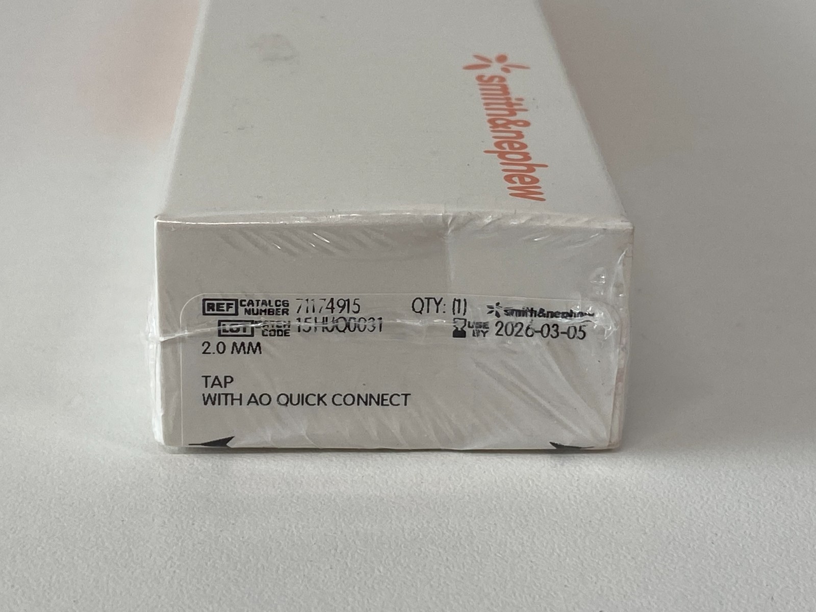 SMITH & NEPHEW 2 2.0 MM Tap 71174915 Exp.2026-03 to 2026-08 (*C7)