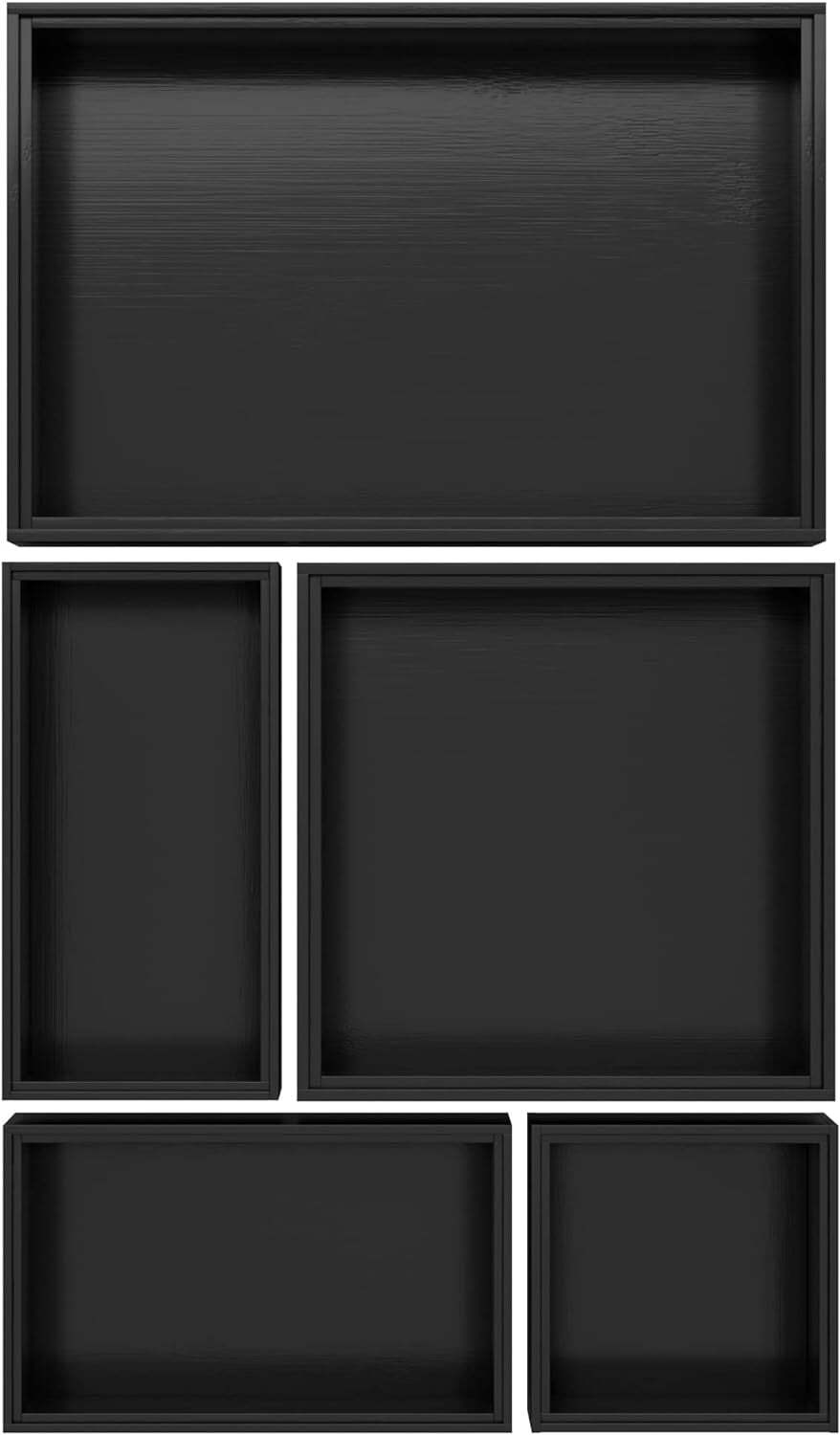 7-Piece Drawer Organizer Boxes Multi-Use Storage Bins Dividers Utensil Holder