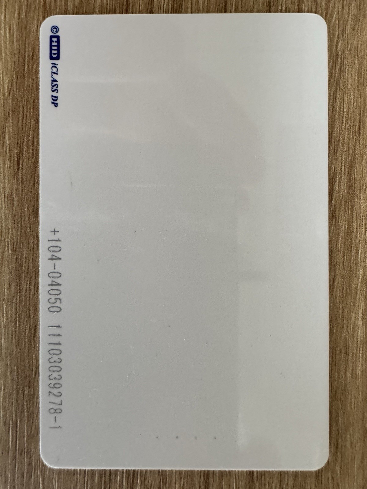 200 NEW HID iCLASS PROXIMITY CARDS 2000PGGAN FORMAT K10201 32 BIT FC 104 CITY 48