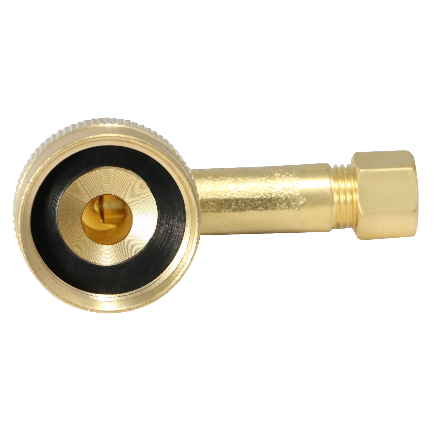 10 PIECES 1/4″ OD COMPRESSION X 3/4 GHT DISHWASHER ELBOW, LEAD FREE BRASS