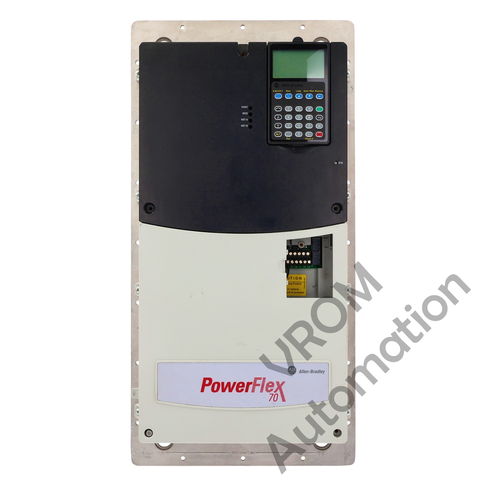 Allen Bradley 20AD052A0AYNANC0 /A PowerFlex 70 480V 52A 40HP Normal Duty 30HP He