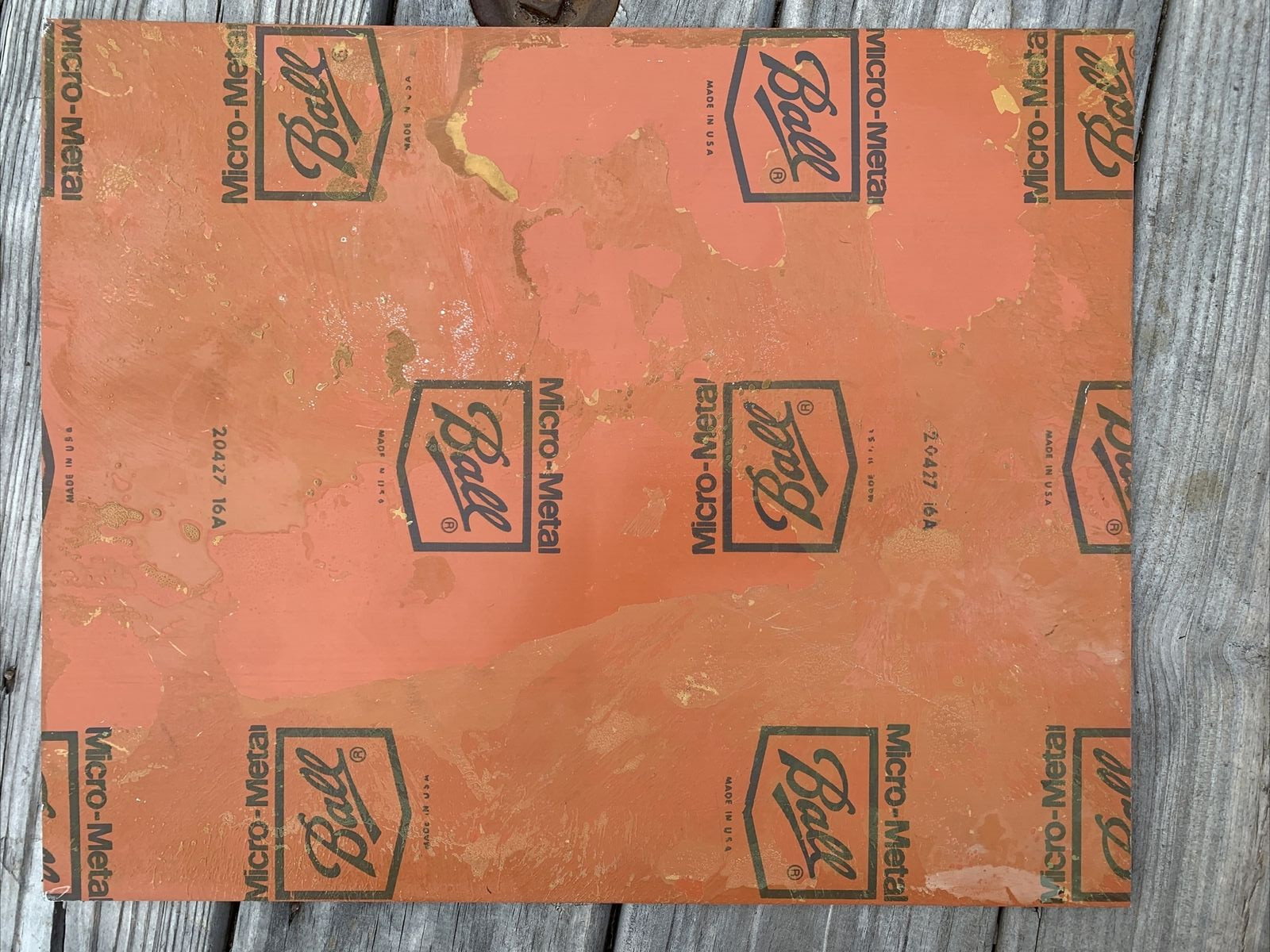 Vintage Federal Duck Stamp Micro Metal Photoengravers Plate 15.5 In X 12.5 In