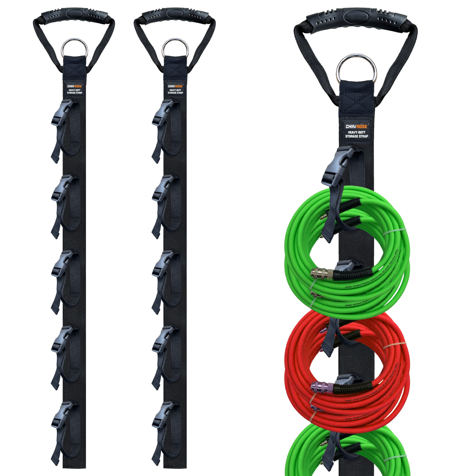 Extension Cord Organizer, 2 PCS Extension Cord Hanger with 5 Slots with gloves