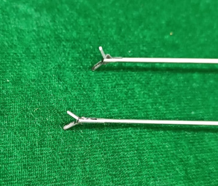 2pc Hysteroscopy Urology Semi Rigid Biopsy 5FR 40cm with Blue Rotar Reusable