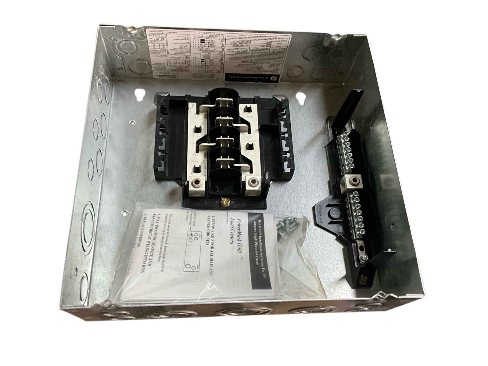 GE TLM612SCUDP 125 Amp 6-Space 12-Circuit Indoor Main Lug Circuit Breaker Panel