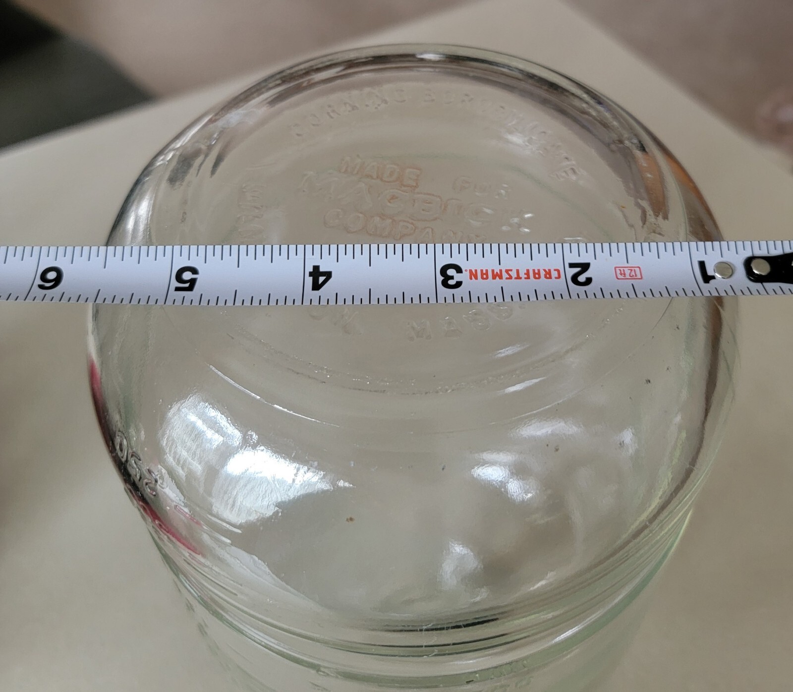 Vintage «RARE» MacBick Laboratory Bottle Beaker Glass 3000ml