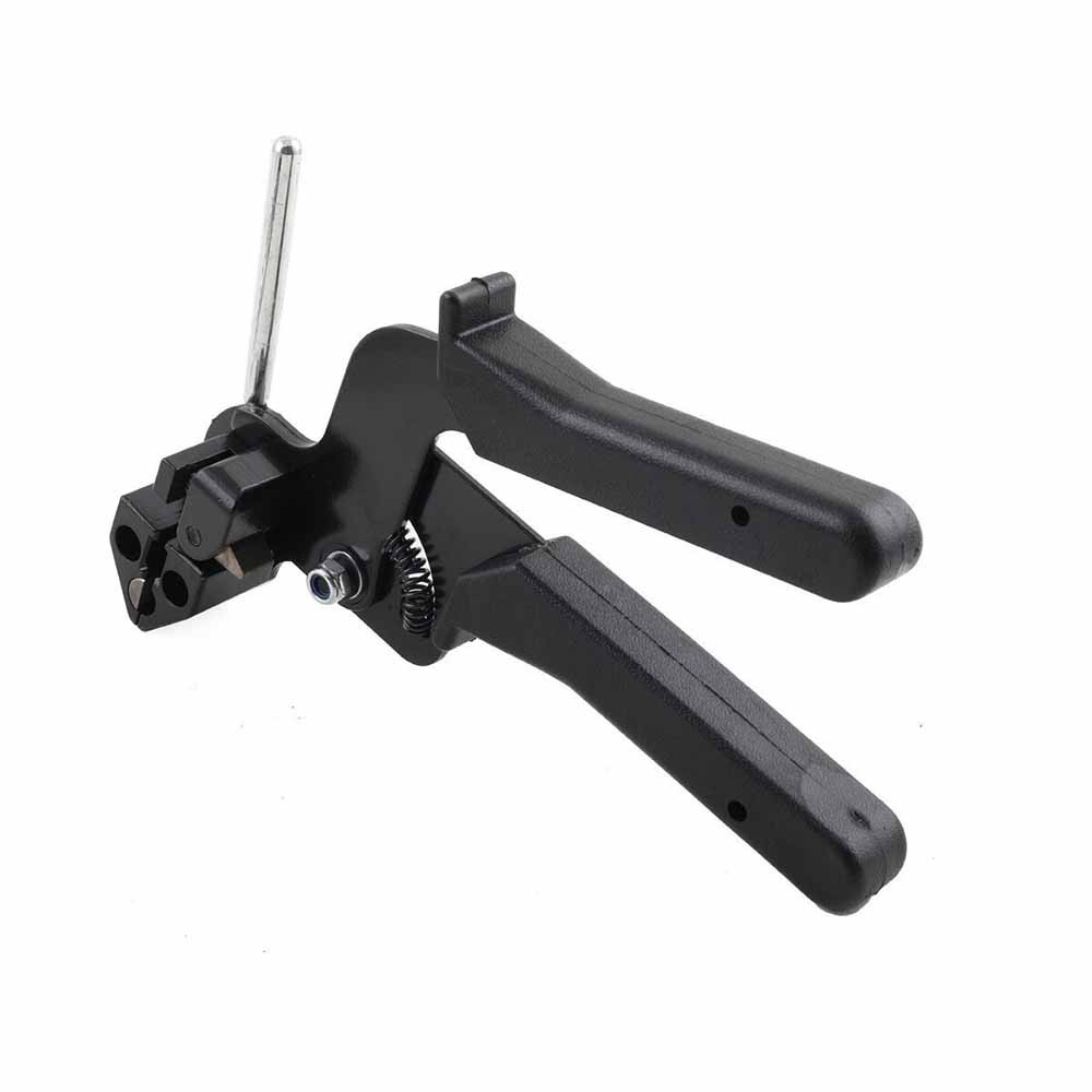 Heavy Duty Stainless Steel Cable Tie Gun 200Pcs Self-Locking Metal Zip Ties Kit