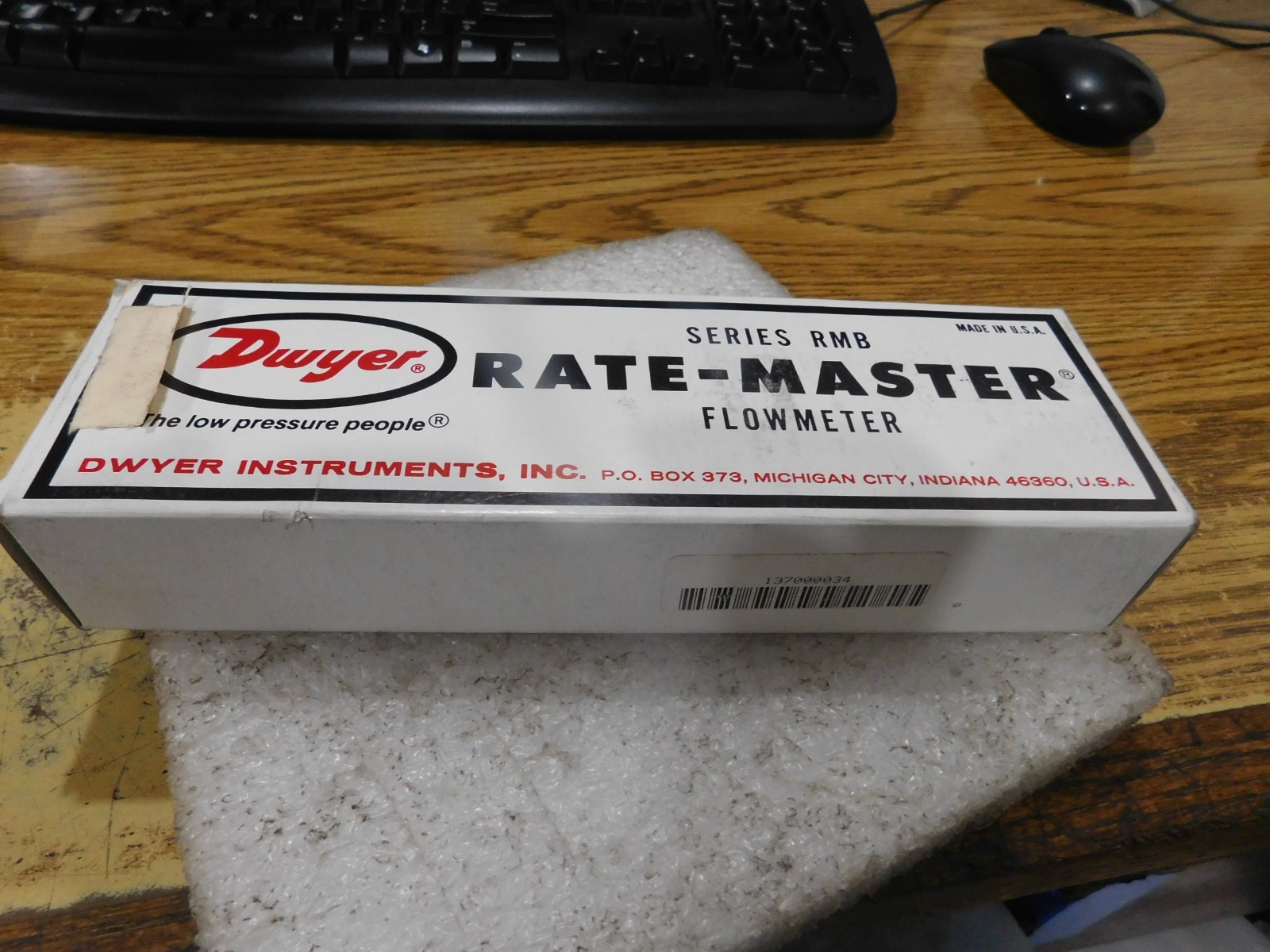 Dwyer Rate-Master RMB Model: RMB-50-SSV Flow Meter. New Old Stock