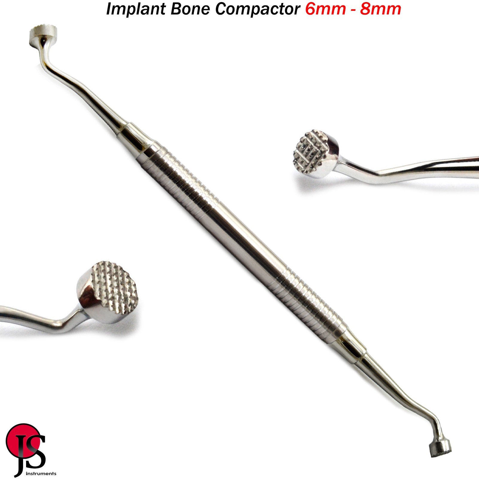 Bone Graft Plugger Packer Spoon Compactor Dental Implant Grafting Instruments
