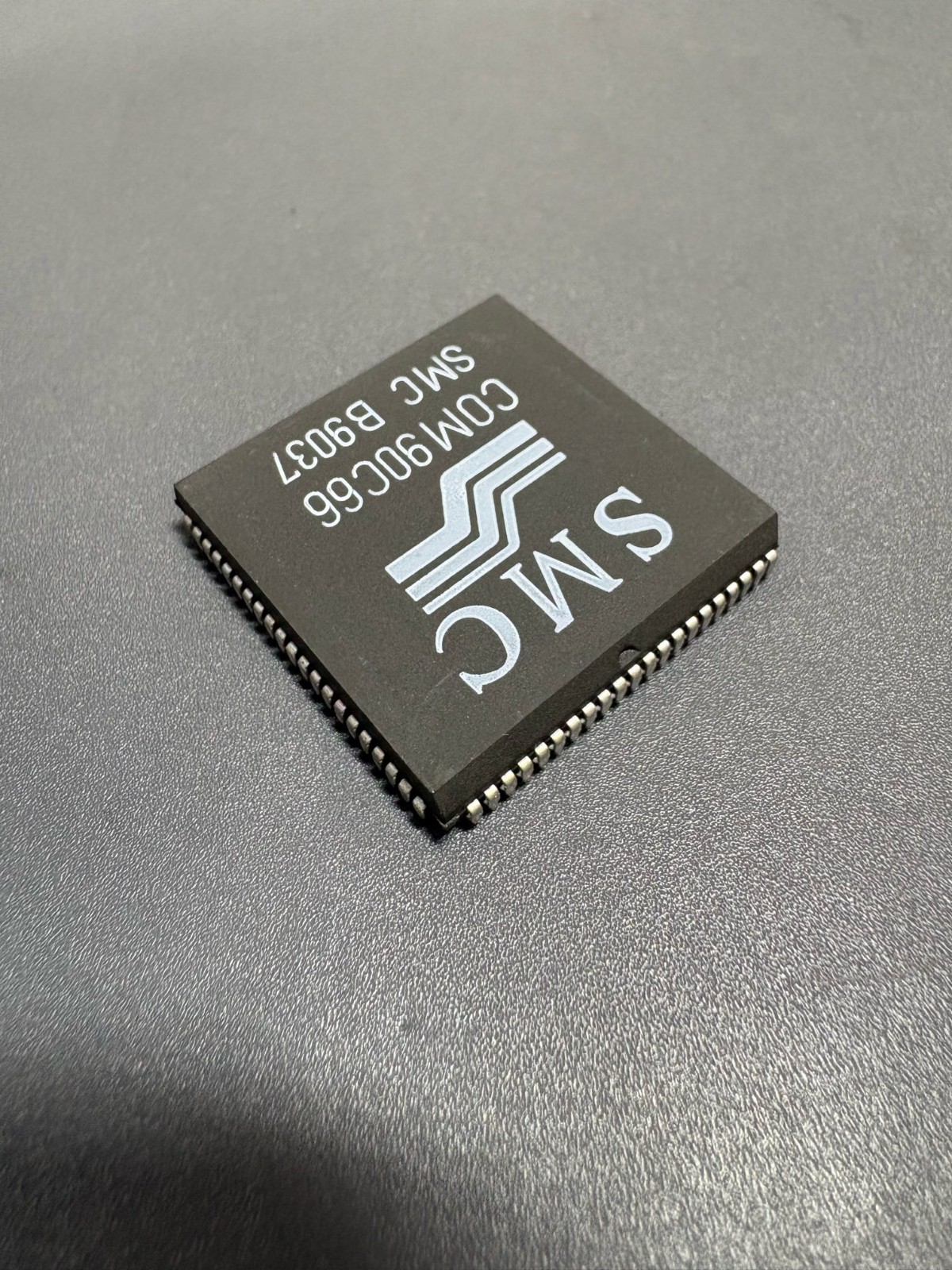 5x SMC COM90C66 PLCC IC Chip Vintage ASAT Hong Kong Lot