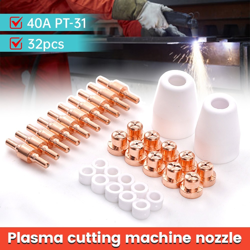 Air Plasma Cutter Consumables Extend Tips For PT-31 LG-40 Torch CUT-40 50 55 60