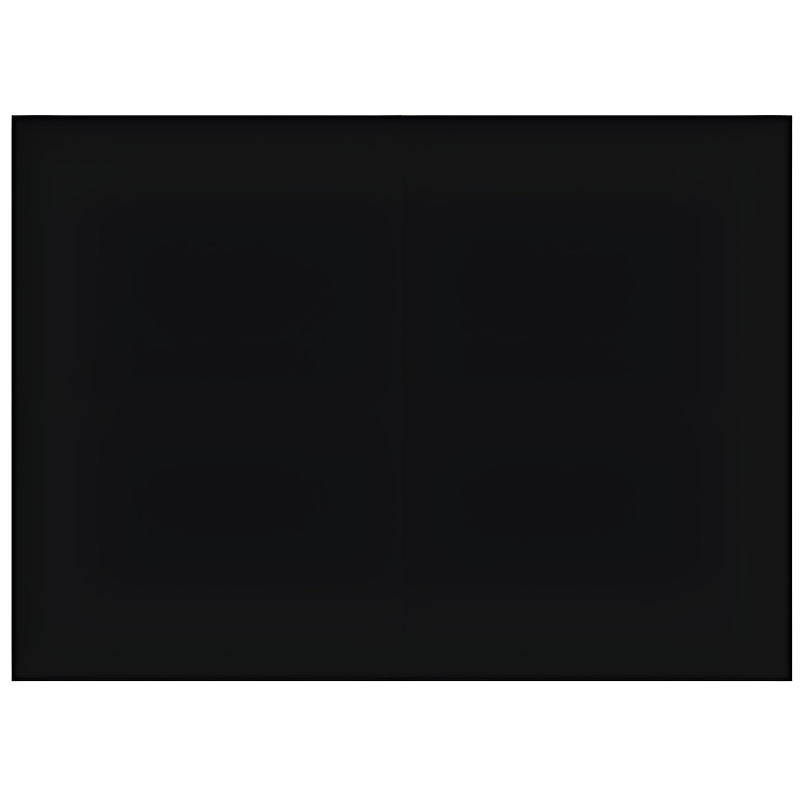 Magnetic Dry Erase Black Board Sheet for Fridge 17×12 with 4 Chalk Markers New