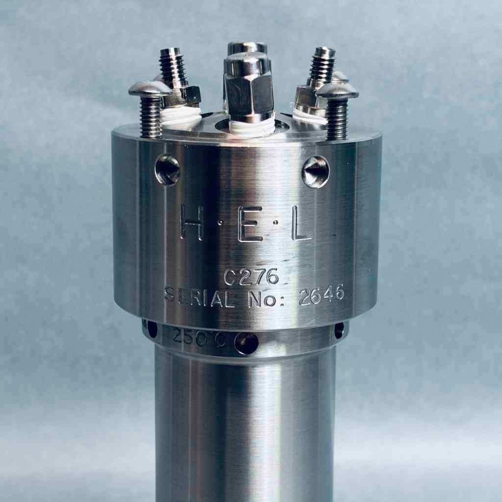 HEL FlowCAT Back Pressure Regulator 250 C Max Temp 200 Bar Max Pressure