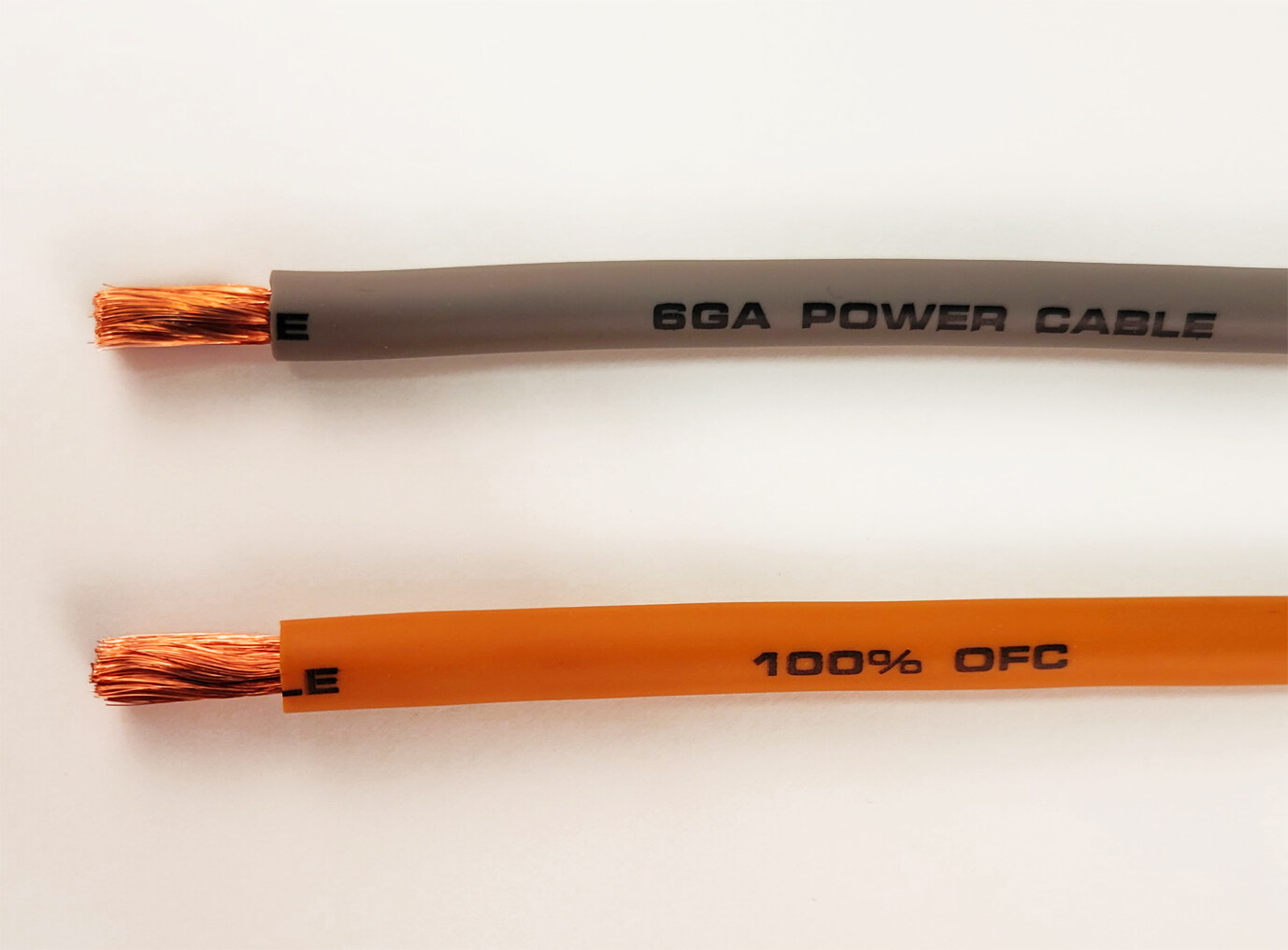 Pair of 6 Gauge AWG Battery Cables Solar Marine Inverter 100%OFC Copper 6ga Wire