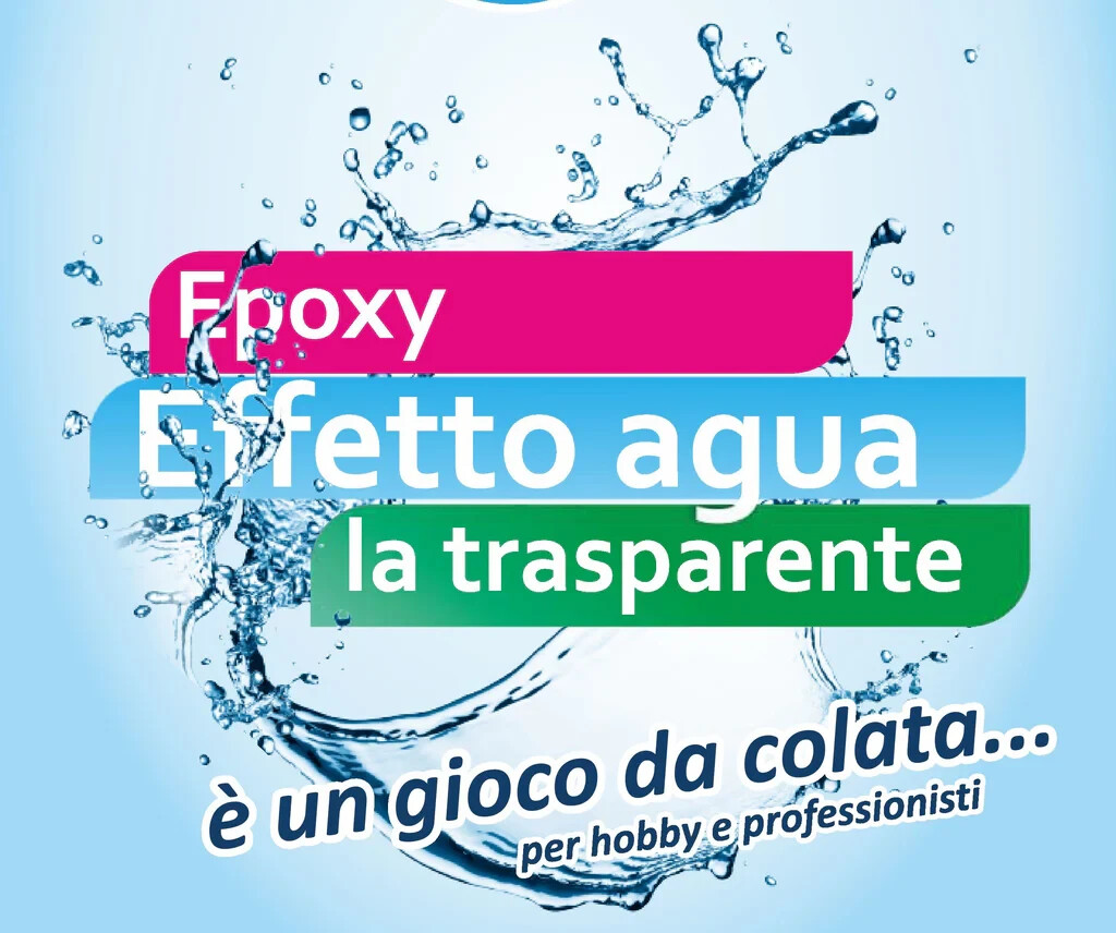 Jumbo Transparent Self-Leveling Epoxy Resin Water Effect 1.6 Kg