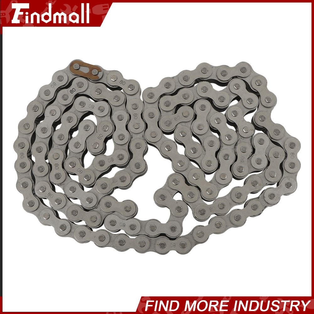 Findmall #80 Roller Chain x 10 feet + Free Connecting Links 1 connector