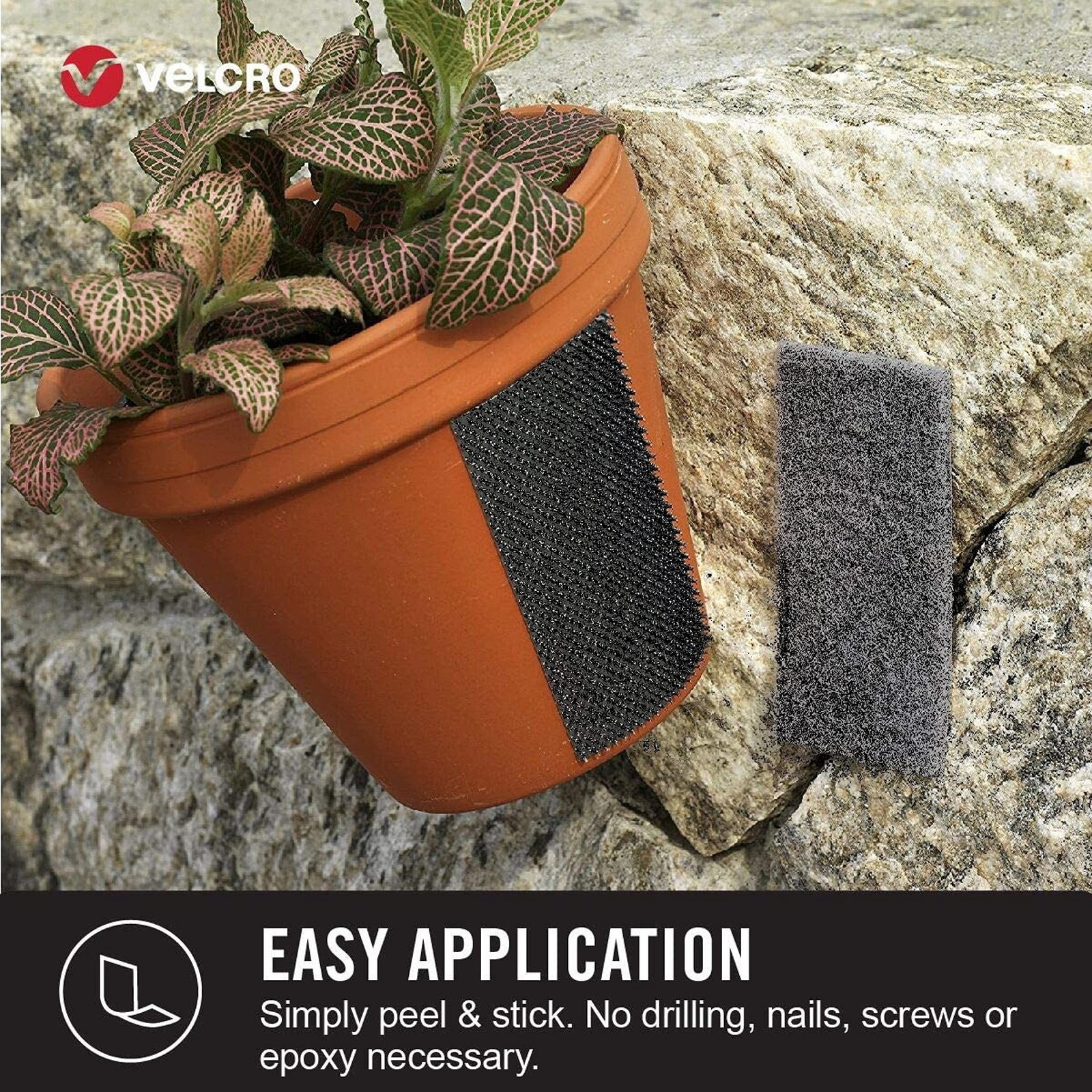 VELCRO Brand Extreme Outdoor Heavy Duty Tape | 10Ft x 1 In | Holds 15 lbs | B…