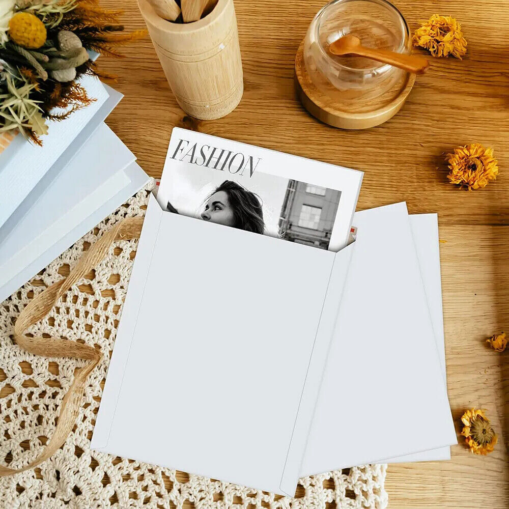 6×8 7×9 9×11.5 9.75×12.25 Rigid Photo Mailers Envelopes Flat Document Self Seal