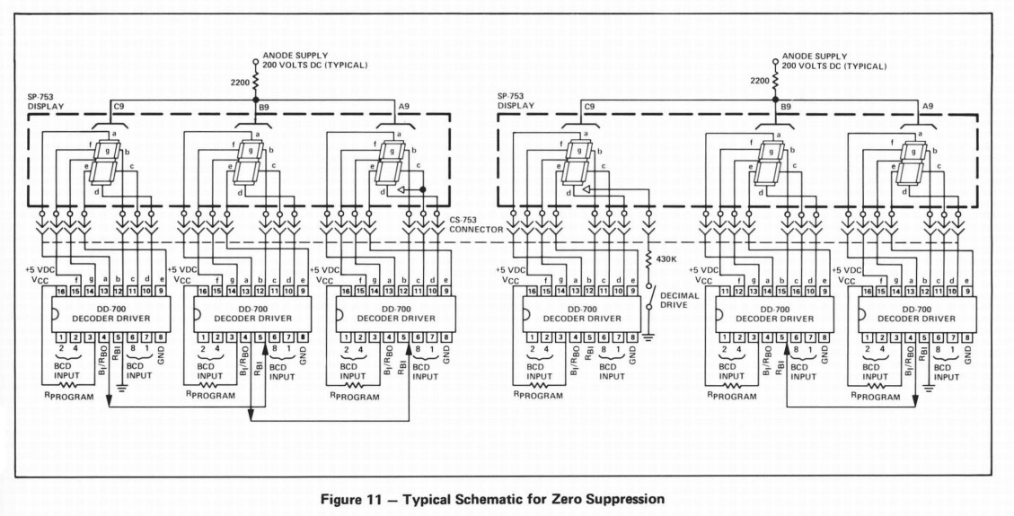 BECKMAN SPERRY RAND – DD700 – IC. Opto Display Driver with Decoder, 16 Pin DIP.