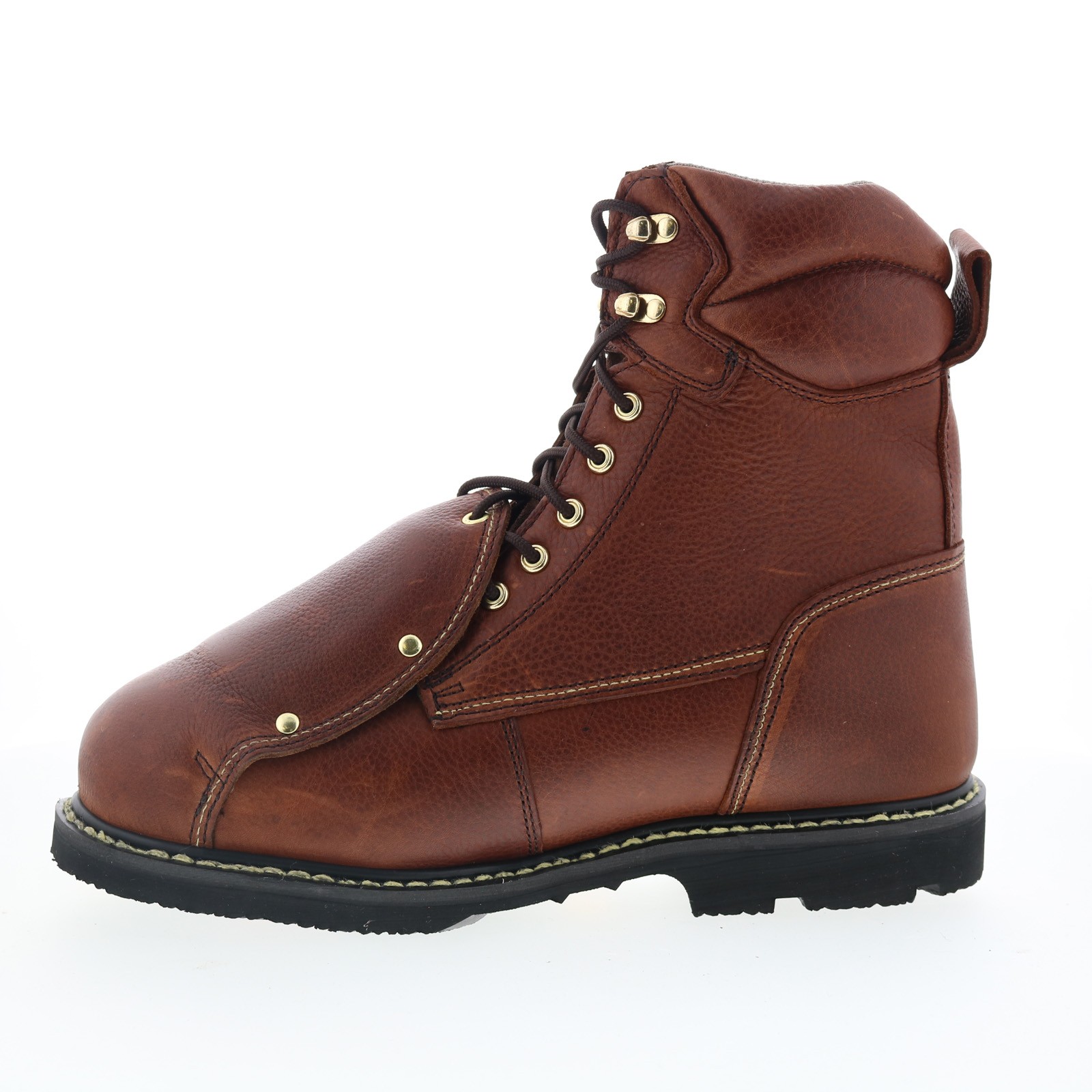 Iron Age Groundbreaker 8″ EH Steel Toe MetGuard Mens Brown Work Boots