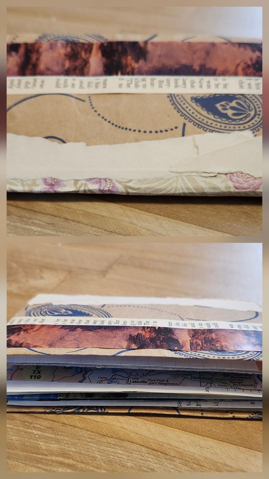 Handmade Junk Journal 56 pages Pocket Notes