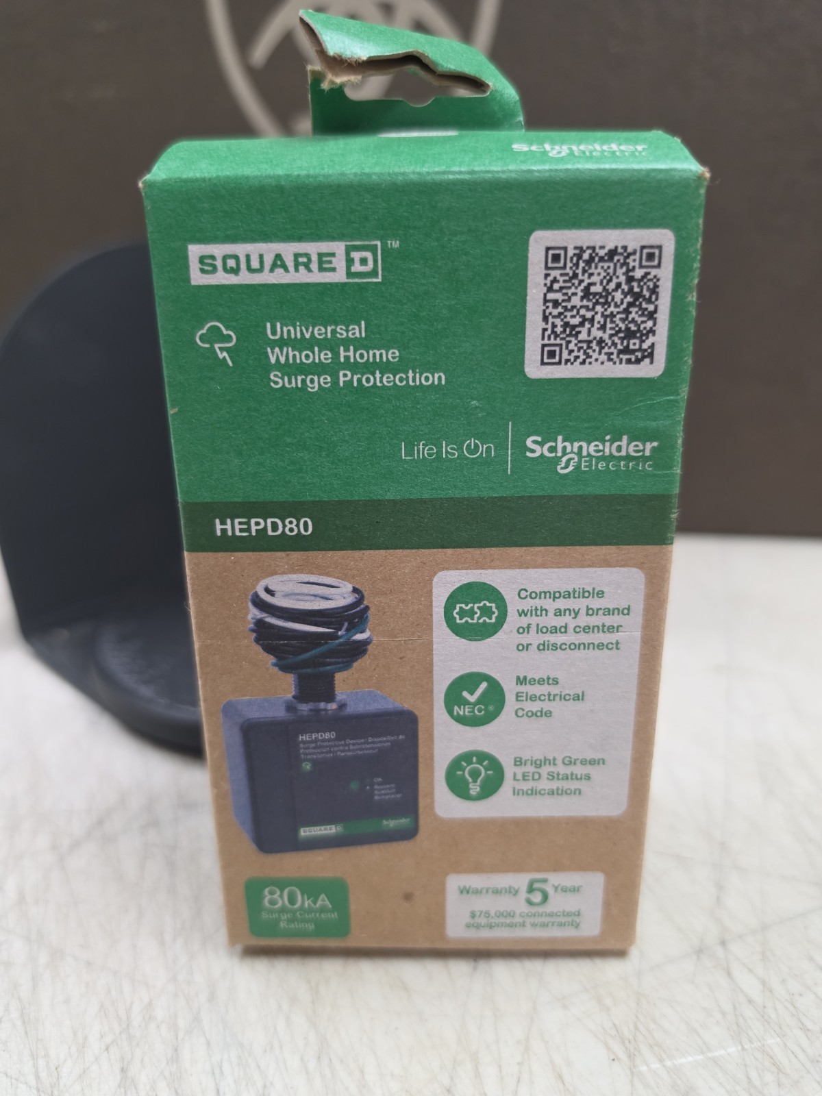 Square D HEPD80 (80kA) Home Electronics Protective Device NEW