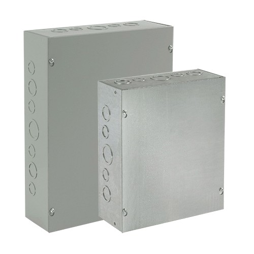 Hoffman ASG8X8X4 Enclosure 8″x8″x4″ Mild Steel NEMA 1 Indoor IP30
