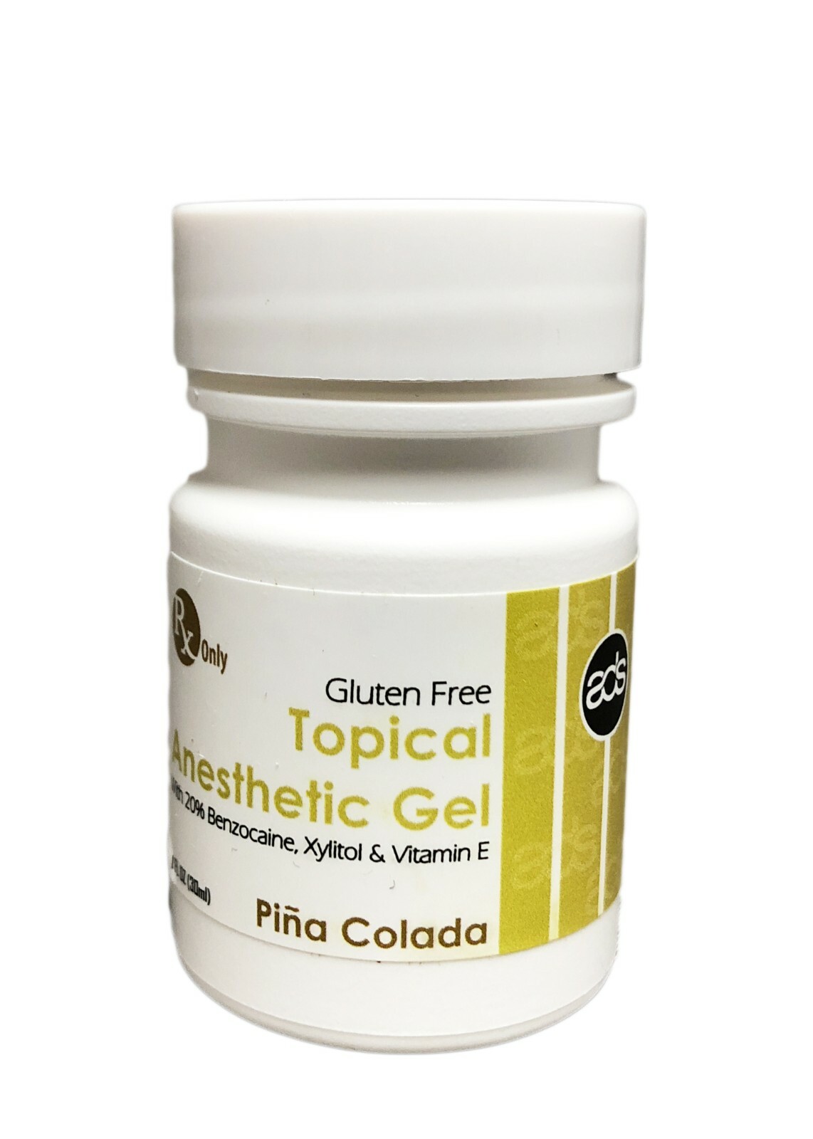 ADS 20% Benzocaine Topical Anesthetic Gel PINA COLADA 1 JAR