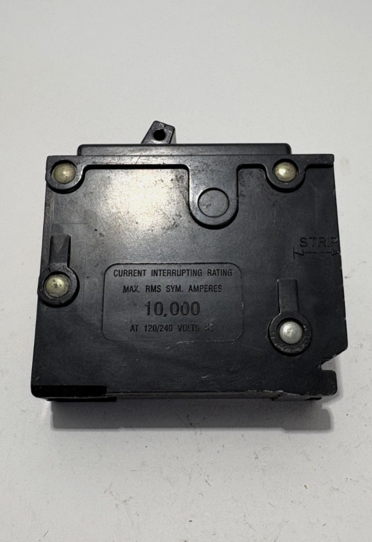 Eaton BR120 1 Pole 20Amp 120/240v Thermal Magnetic Circuit Breakers HACR Type