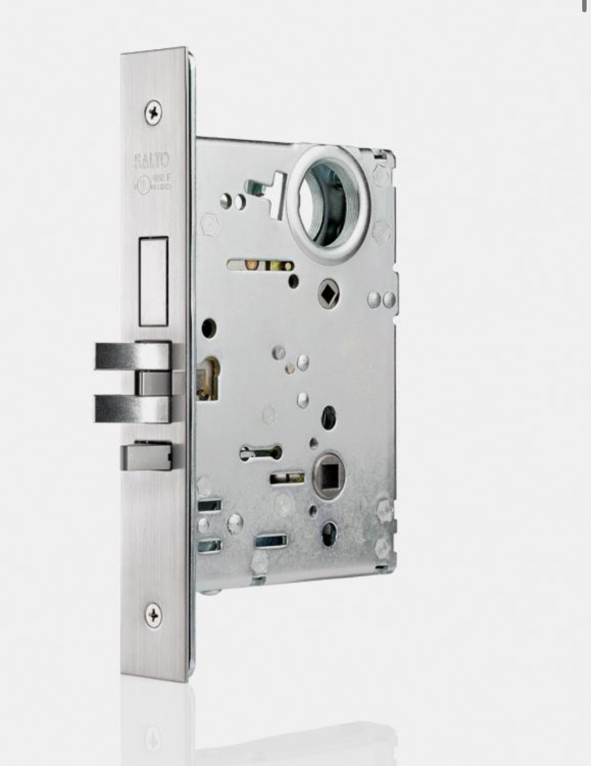 SALTO SATIN STAINLESS STEEL MORTISE LOCK – LA1T0570A21IM8RH – NEW