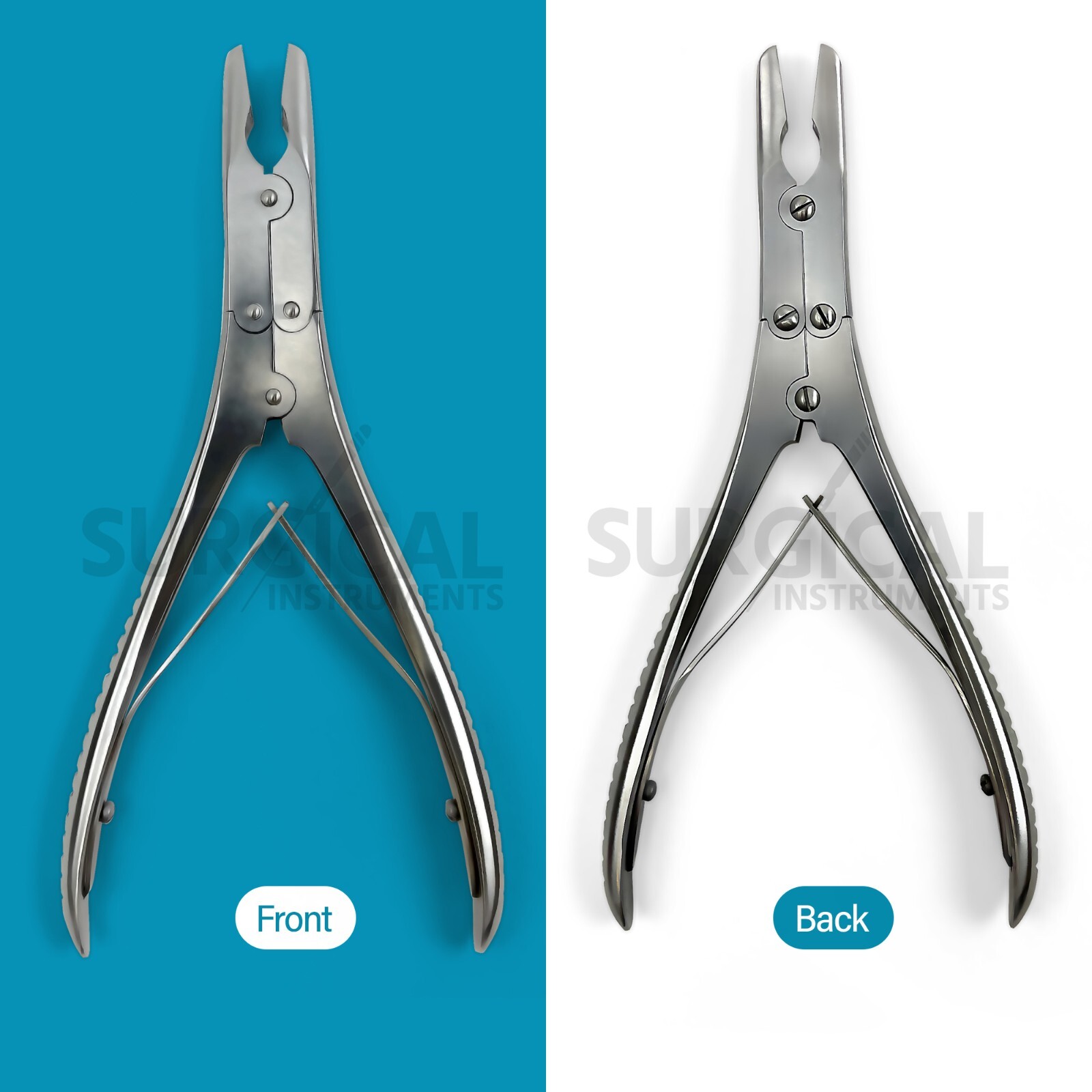 Ruskin Bone Rongeur 7.50″ Straight 5mm Bite Double Action Stainless German Grade