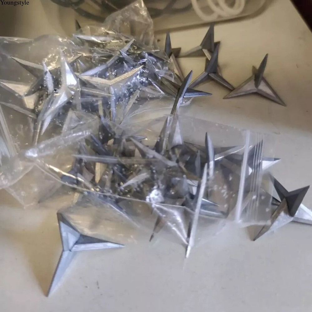 20/10xTire Puncture Spikes Heavy Portable Duty Carbon Steel Triangle Road Spikes