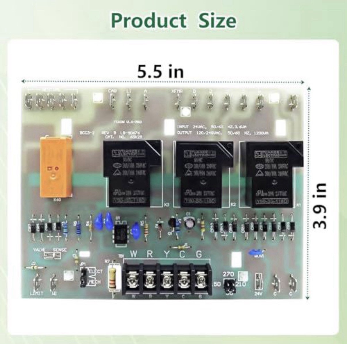48K98 Upgrade Furnace Control Board Replacement for Lennox BCC3 65K29/LB-90676