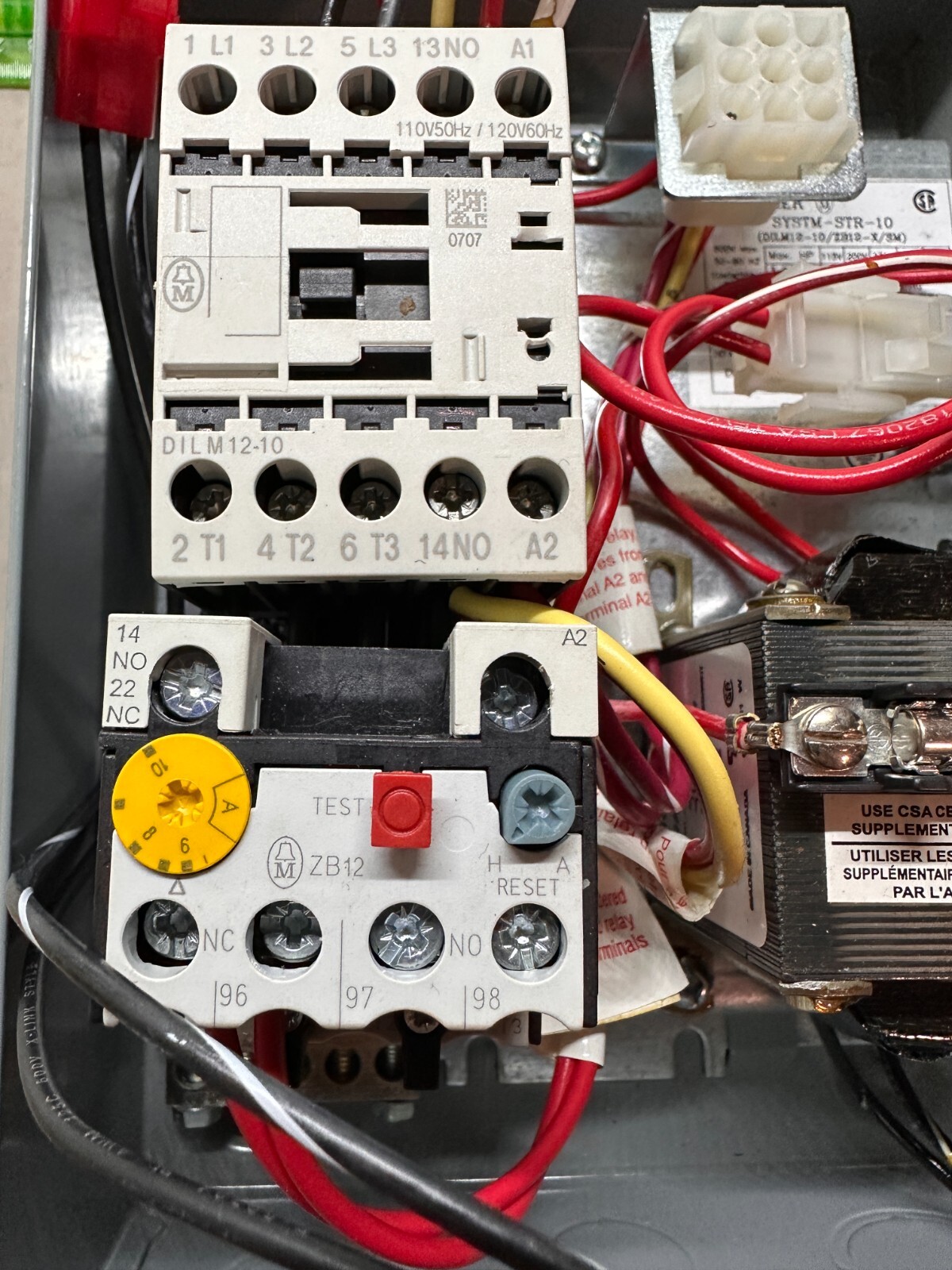 SYSTM-STR-10 Non-Combo Non-Reversing System Starter 3Ph 575V 1NO (56)
