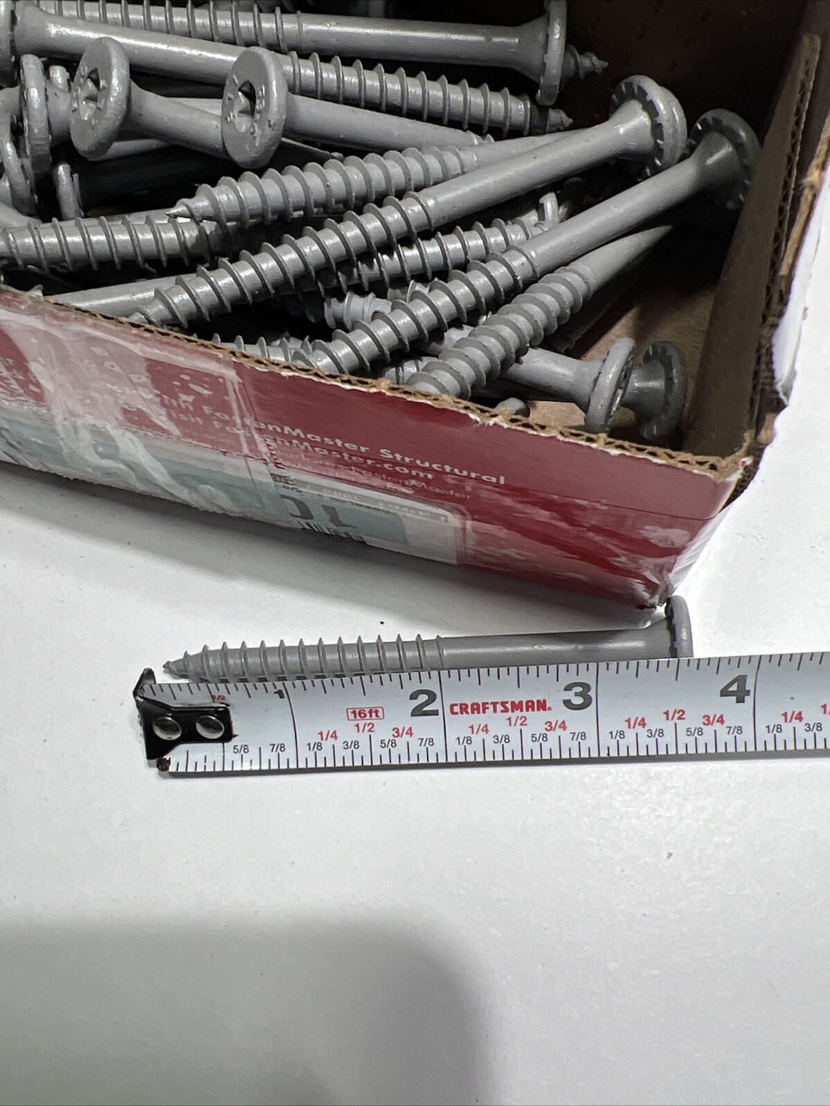 Star Flat Head Epoxy Wood Screws 12 x 3-5/8″ FMLLF358-50 No Drill Bit