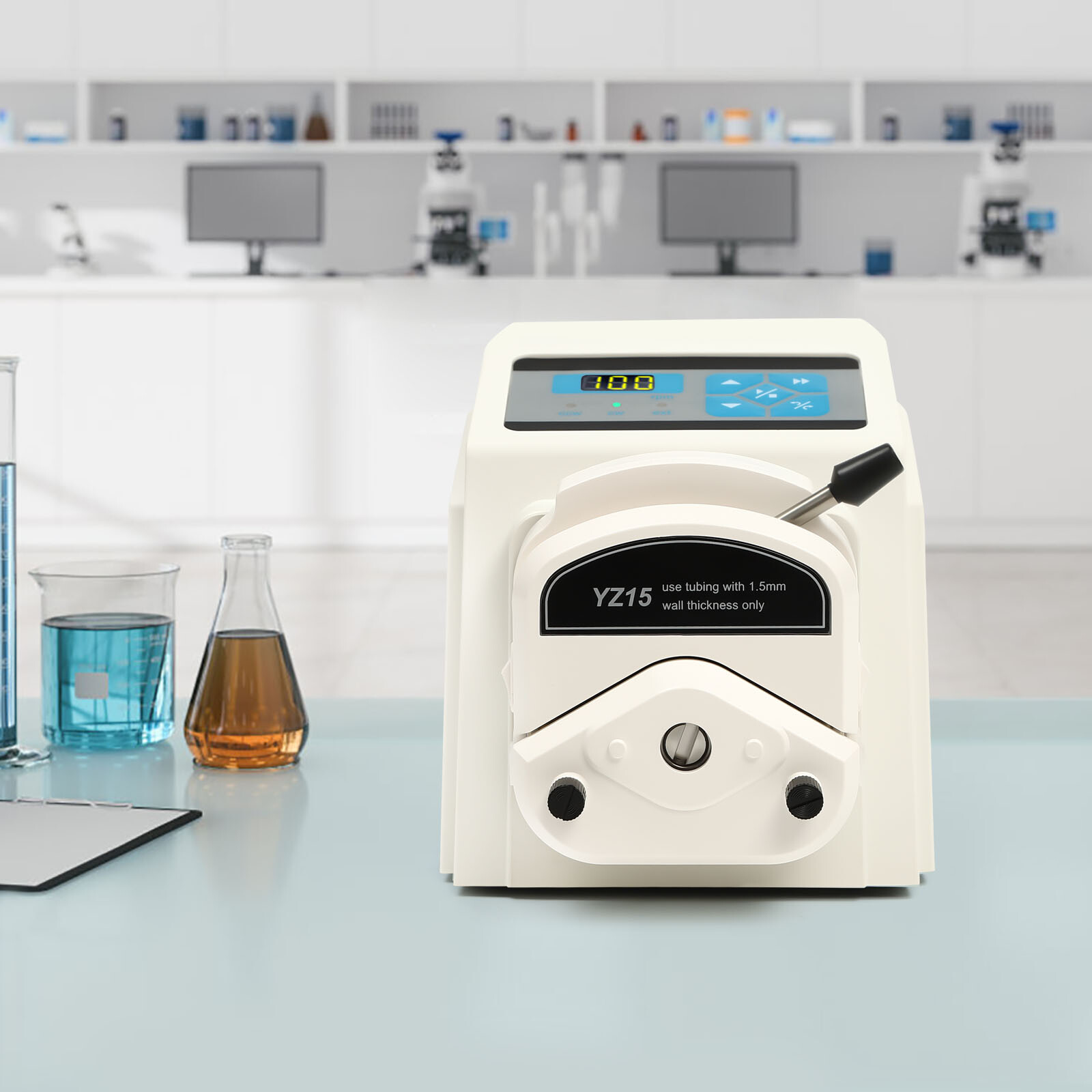 0.07~380 mL/min Flow Rate Variable Speed Peristaltic Pump with Pump Head YZ15
