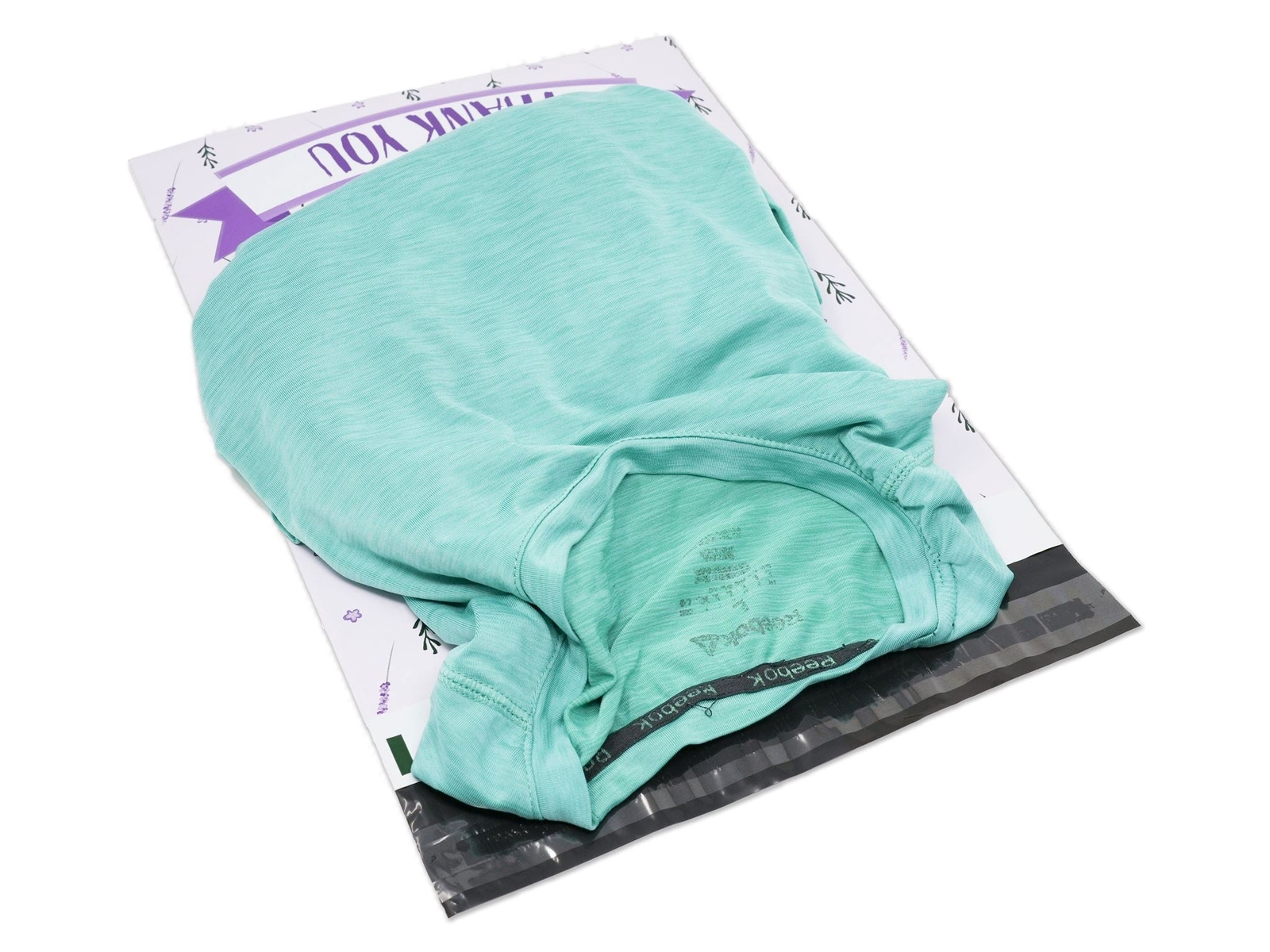 10×13 Lavender Plant Thank you Poly Mailers, Self Sealing Purple Spring Summer M