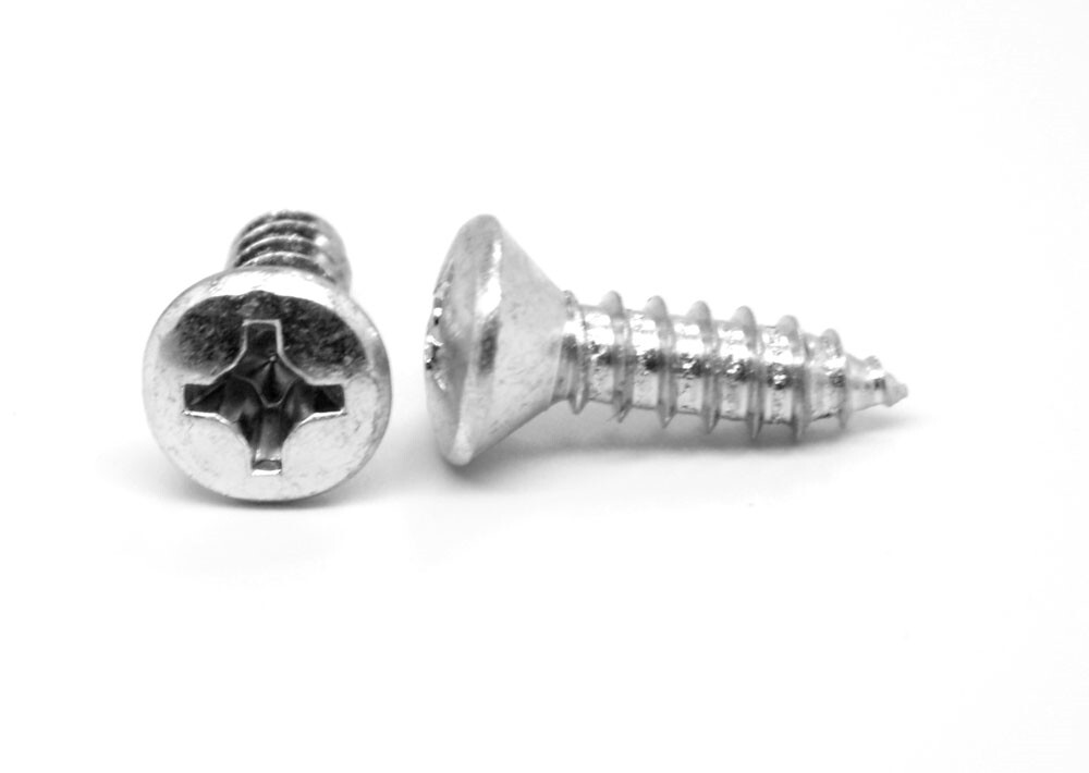#12 x 1 1/4″ (FT) Sheet Metal Screw Phil Oval Hd Type A Stainless 18-8