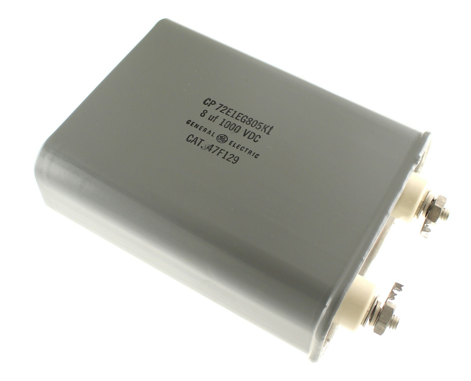 8mfd 1000VDC Hermetically Sealed Paper In Oil Capacitor 8uf 1000V DC 1,000 Volts