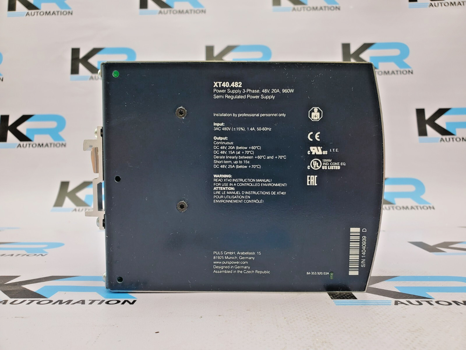 Puls XT40.482 XT40 960W