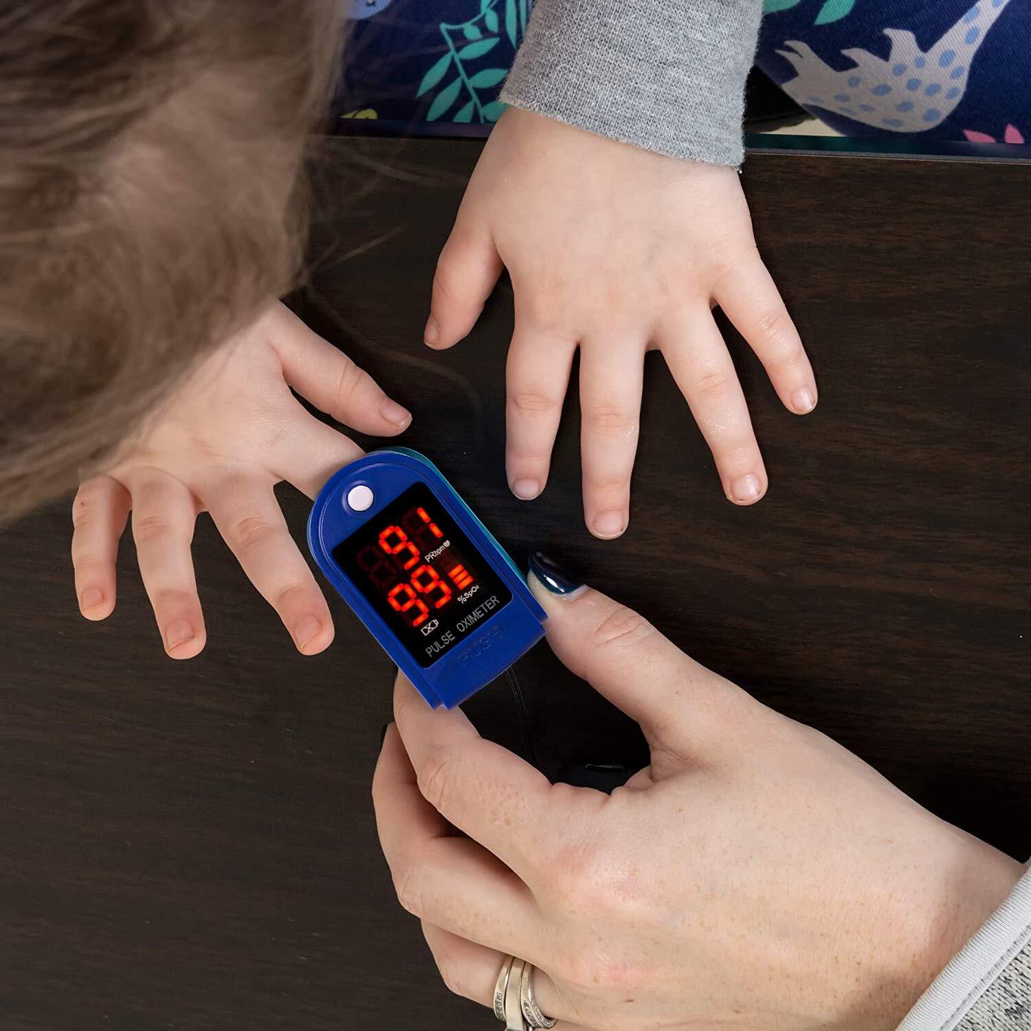 Roscoe Medical Finger Pulse Oximeter Oxygen Saturation Monitor